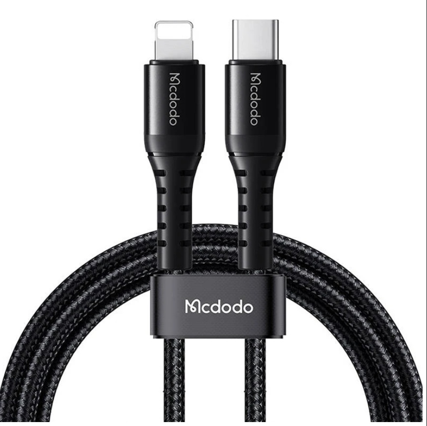 کابل تبدیل Mcdodo یو اس بی سی به لایتنینگ مک دودو مدل CA-563 طول 1 متر 36W USB-C to Lightening - Thumbnail 1