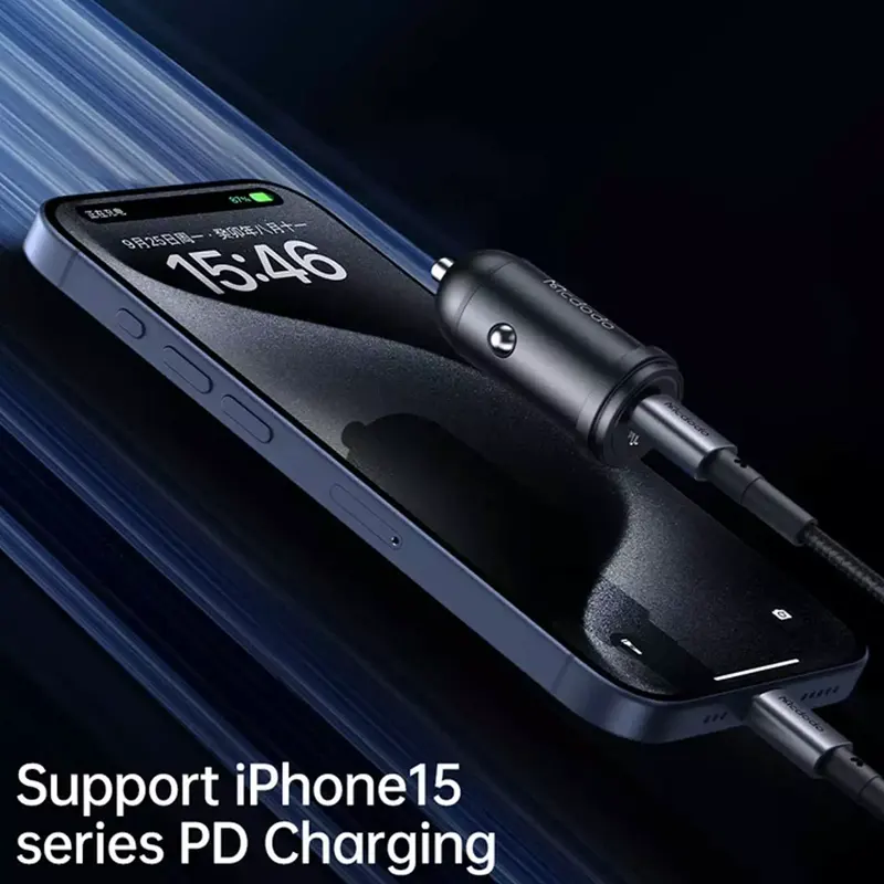 شارژر فندکی 30 وات PD به همراه کابل دو سر Type-c مک دودو مدل Mcdodo CC-749 (نسخه اورجینال) - Thumbnail 2