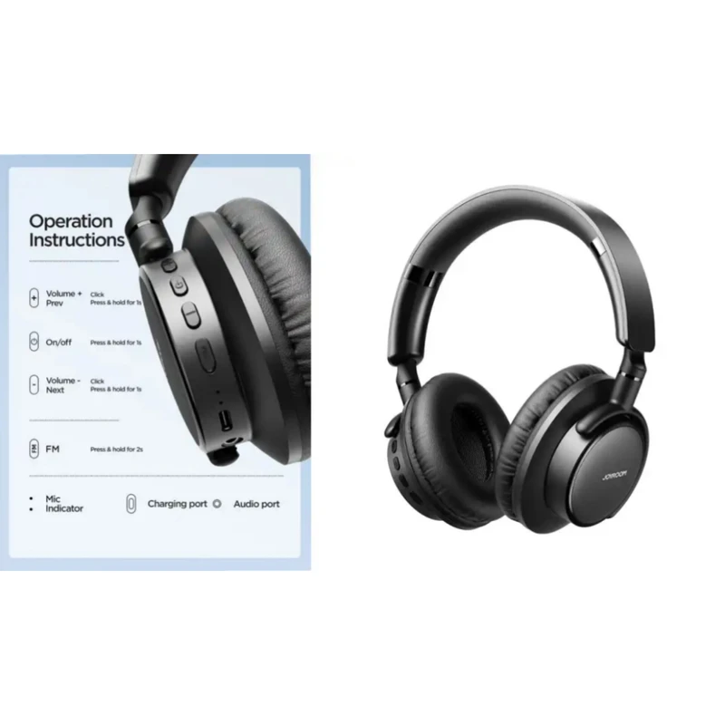 هدست بی سیم جوی روم مدل JR-OH1 - Thumbnail 5