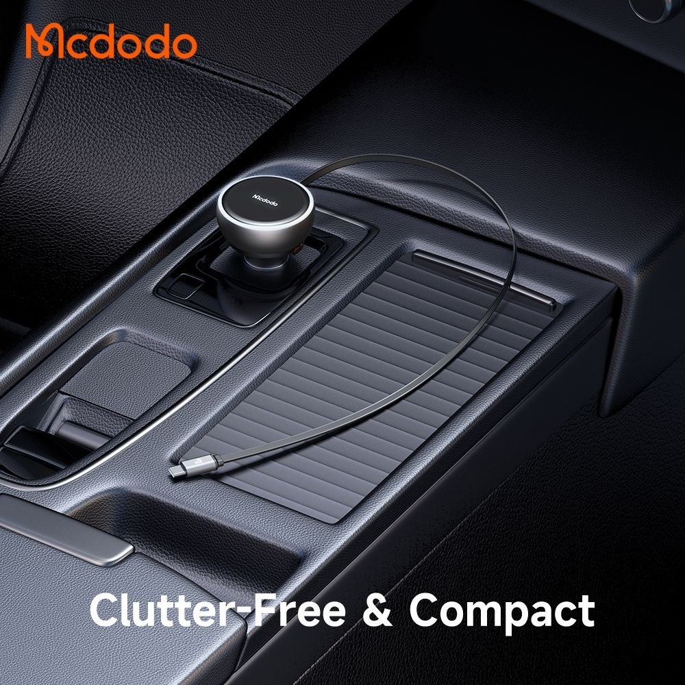 شارژر فندکی مک دودو مدل CC-4850 ظرفیت ۸۰ وات با کابل تایپ سی - Thumbnail 1