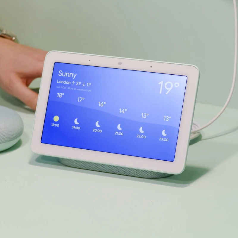 دستیار صوتی گوگل مدل Google Home Hub - Thumbnail 1