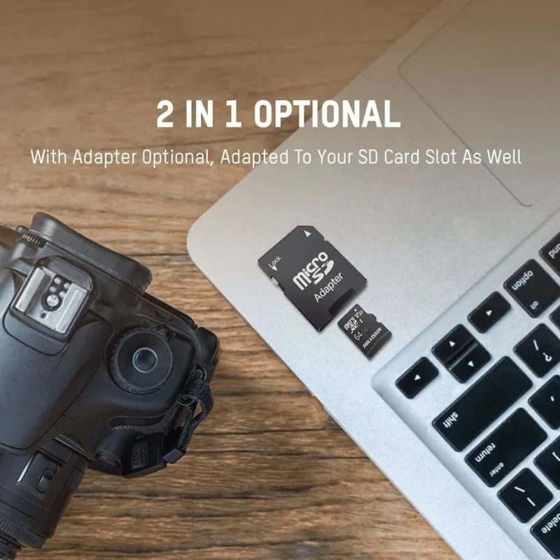 کارت حافظه microSDXC هایکسمی مدل HS-TF-C1 کلاس 10 ظرفیت 64 گیگابایت به همراه آداپتور - Thumbnail 2