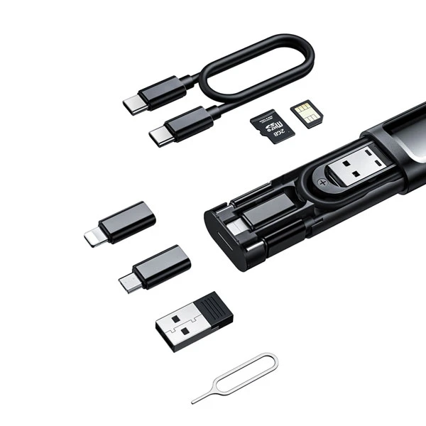کابل تبدیل USB-C/USB به لایتنینگ/USB-C/MicroUSB مک‌دودو مدل WF-1720 طول 0.3 متر - Thumbnail 2