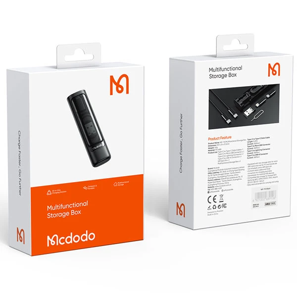 کابل تبدیل USB-C/USB به لایتنینگ/USB-C/MicroUSB مک‌دودو مدل WF-1720 طول 0.3 متر - Thumbnail 3