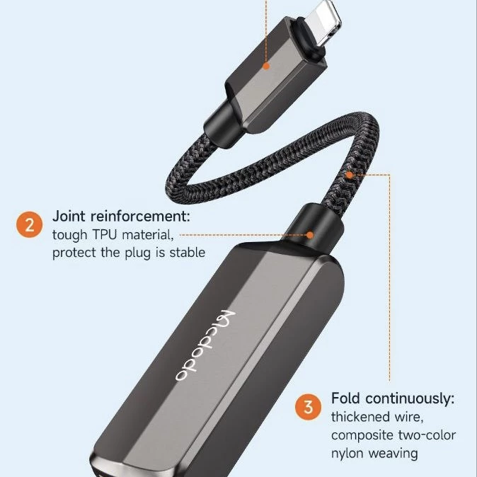 مبدل لایتنینگ به USB OTG/لایتنینگ مک دودو مدل CA-2690 - Thumbnail 5