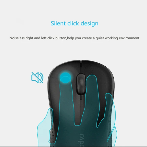 ماوس بی سیم رپو مدل M160 Silent - Thumbnail 2