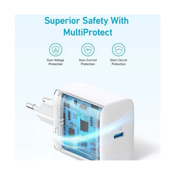 شارژر دیواری 20 وات انکر مدل Select Charger A2347 - Thumbnail 3
