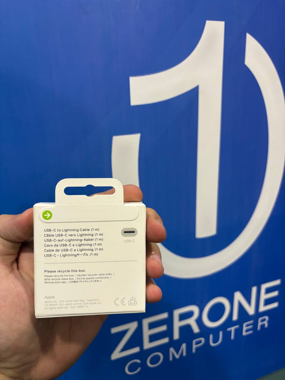کابل شارژ اصلی آیفون 1 متری Apple USB-C to Lightning A2561 - Thumbnail 3