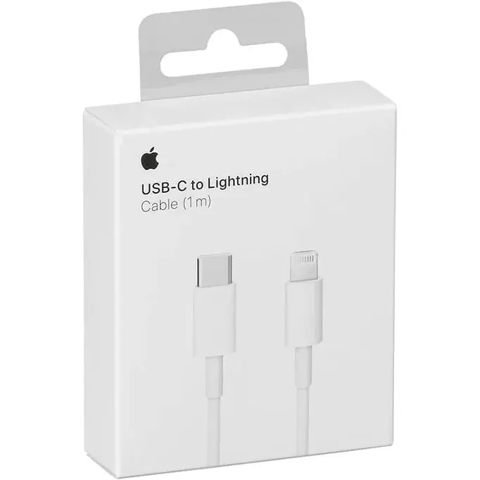 کابل تایپ سی به لایتنینگ اپل مدل MUQ93ZM/A طول 1 متر - سفید 20W - Thumbnail 1