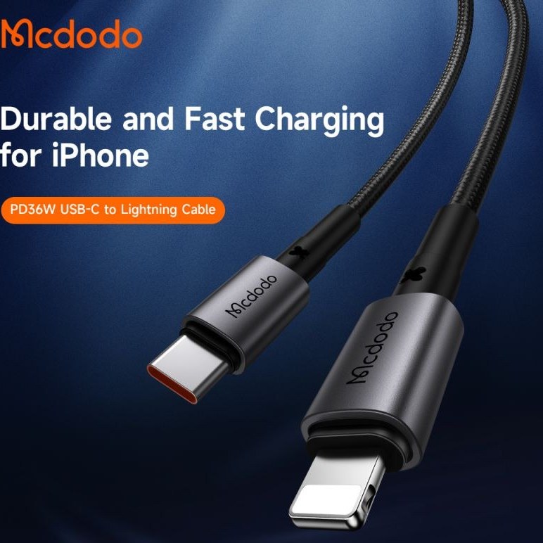 کابل تبدیل مک دودو مدل CA-2851 طول ۱.۸ متر Type-C به لایتنینگ - Thumbnail 1
