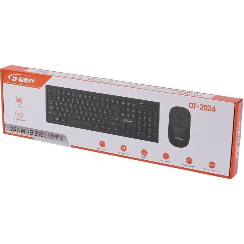 موس و کیبورد بی سیم D-Net Plus DT-2024 - Thumbnail 1