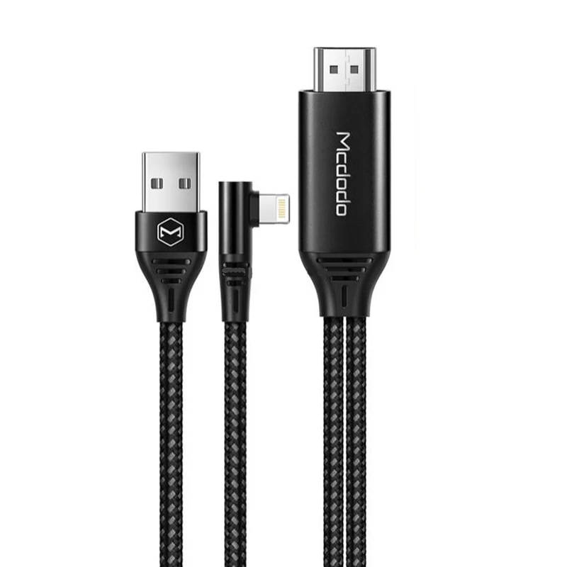 کابل تبدیل لایتنینگ به HDMI مک دودو مدل CA-6400 طول ۲ متر رزولوشن ۴K