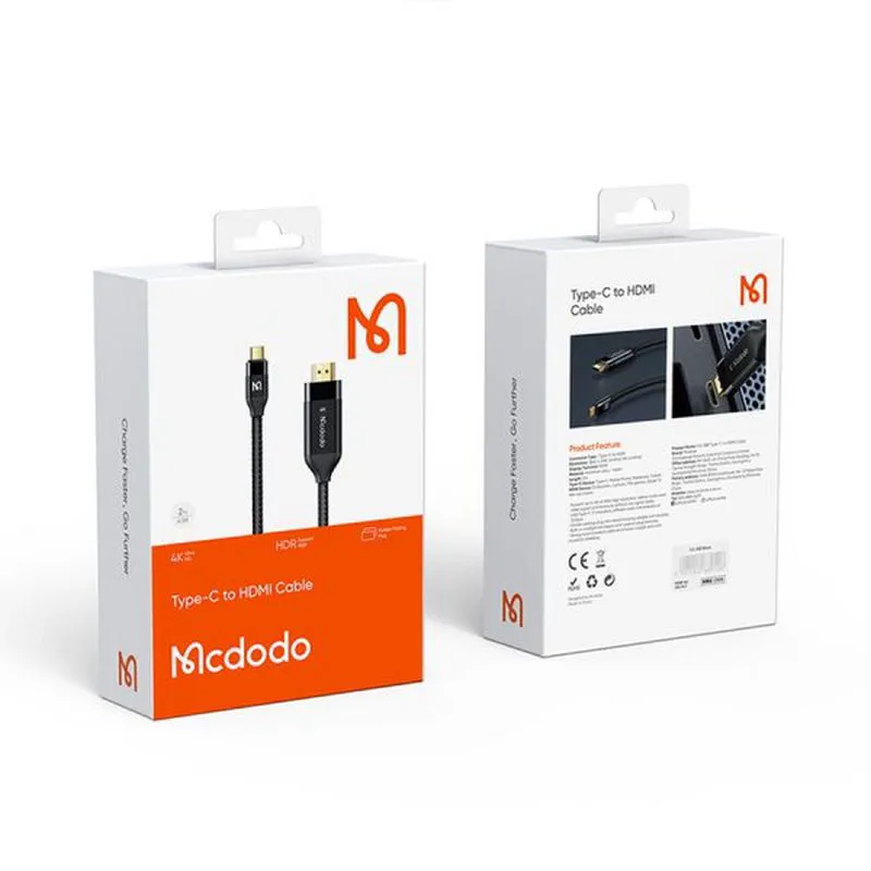 کابل تبدیل انتقال تصویر تایپ سی به HDMI مک دودو مدل CA-5880 - Thumbnail 1