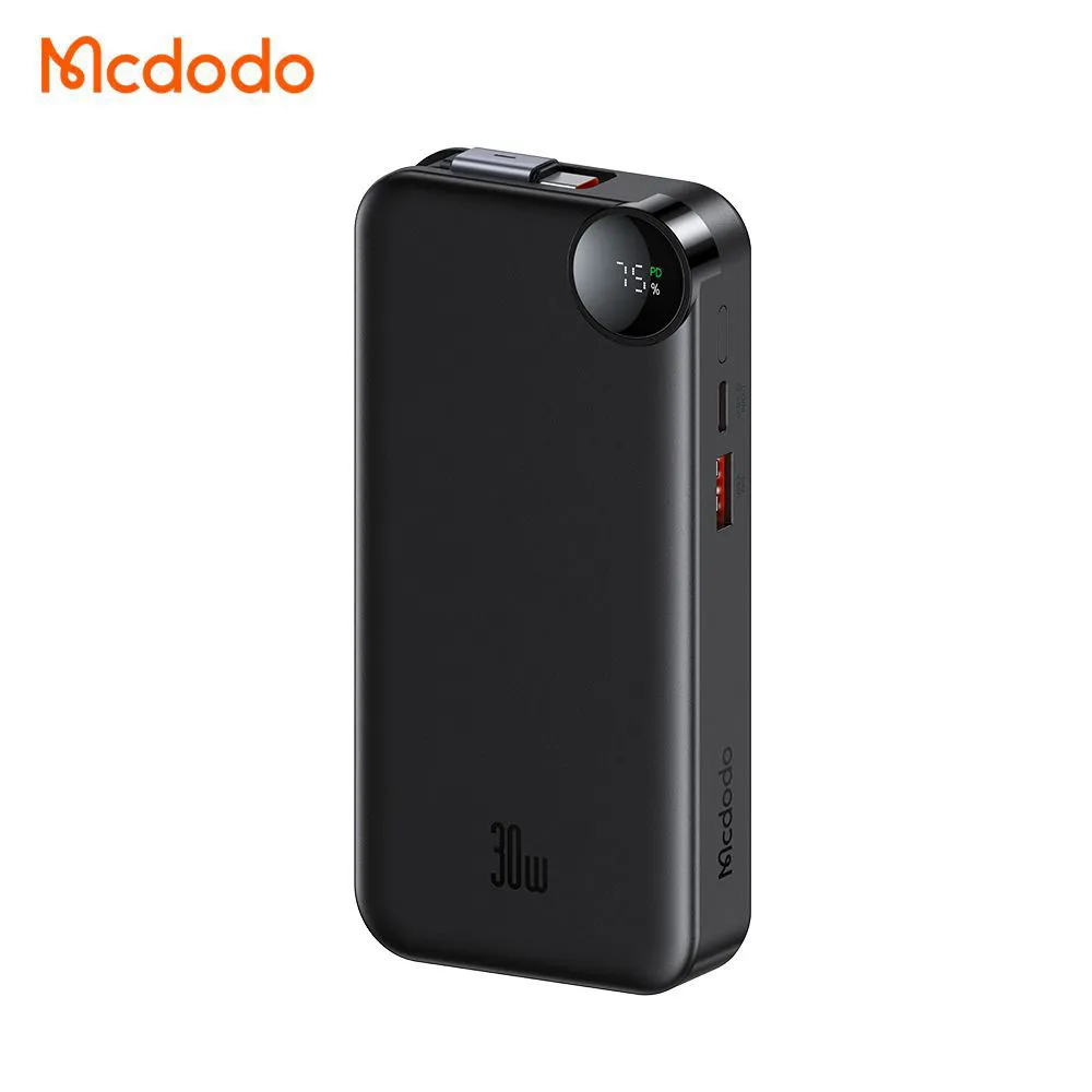 پاوربانک ۱۰۰۰۰ میلی آمپر ساعت ۳۰ وات مک دودو مدل MC-3870 - Image 1