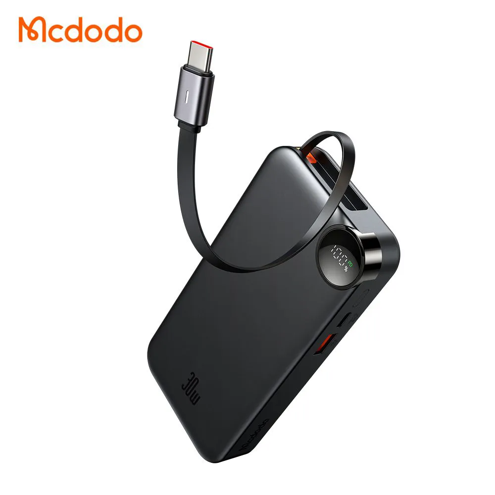 پاوربانک ۱۰۰۰۰ میلی آمپر ساعت ۳۰ وات مک دودو مدل MC-3870 - Thumbnail 2